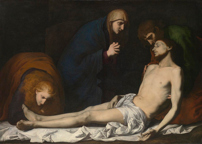 Jusepe de Ribera, The Lamentation over the Dead Christ, early 1620s. Oil on canvas.